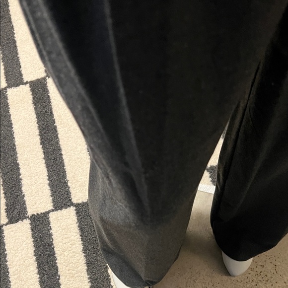Zara Black Wide Leg Pants - Picture 3 of 4